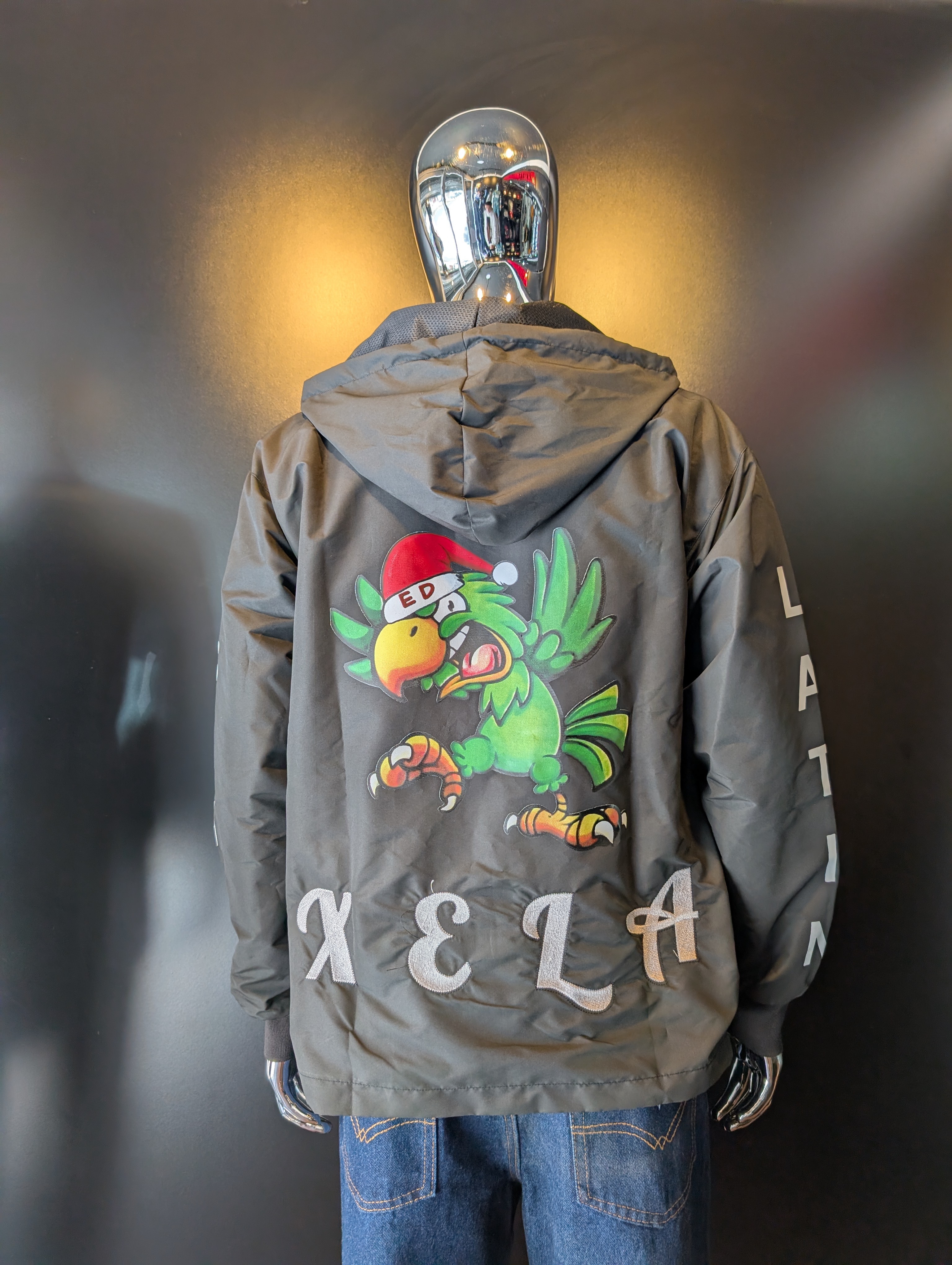 Chumpa impermeable bandas